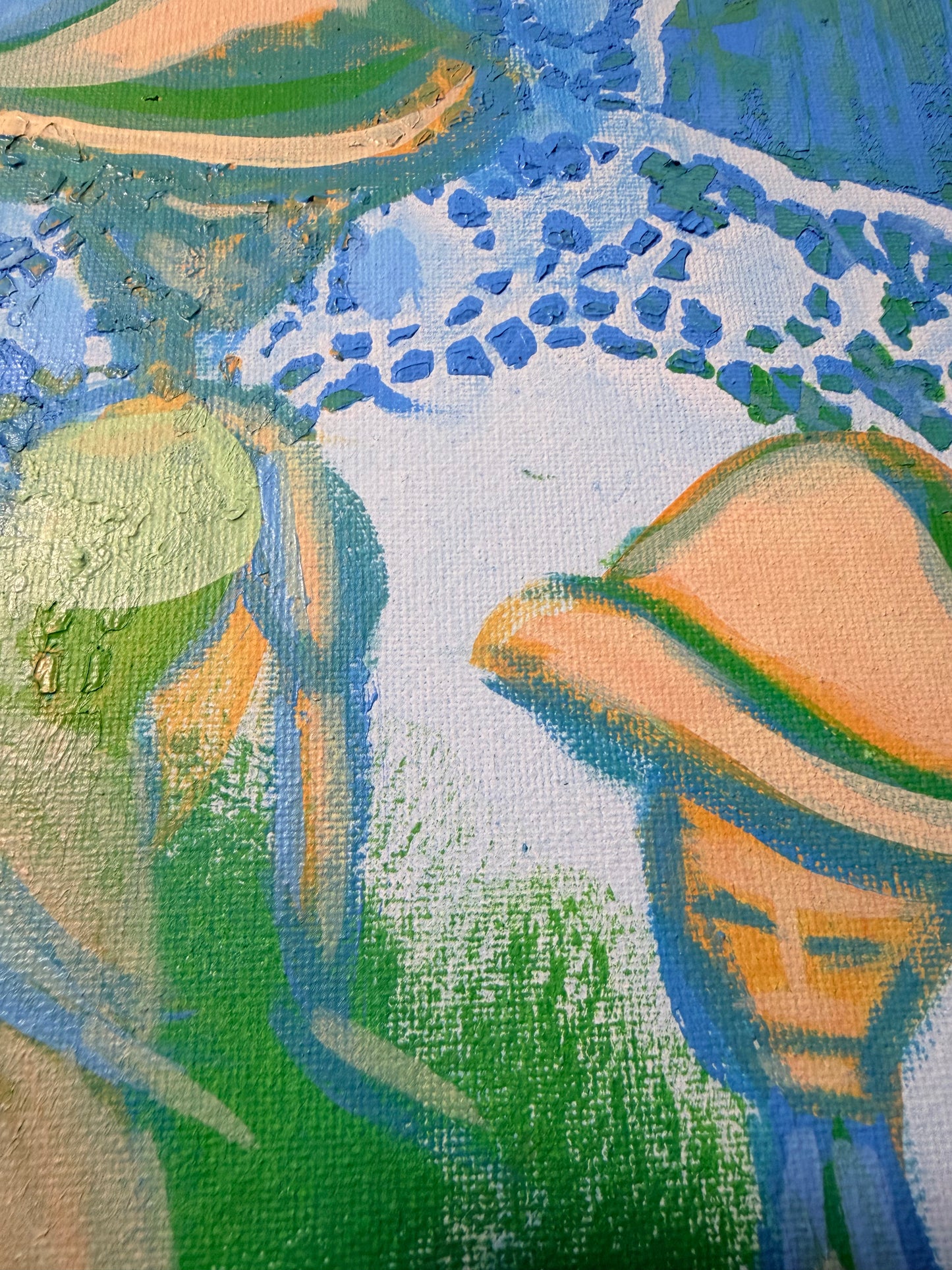 Moon Gift (Pink Cycle) – Original Acrylic Painting (9x12)